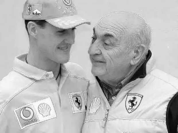 Michael Schumacher, Jose Froilan Gonzalez Titel-Bild zur News: Michael Schumacher, Jose Froilan Gonzalez