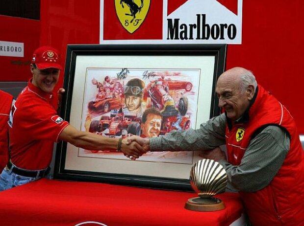 Titel-Bild zur News: Michael Schumacher, Jose Froilan Gonzalez