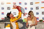 Famile Hunter-Reay in der Victory Lane