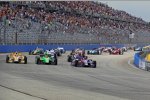 Start: Marco Andretti, James Hinchcliffe und Ryan Hunter-Reay vorn