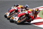 Daniel Pedrosa vor Marc Marquez (Honda) 