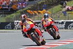 Daniel Pedrosa vor Marc Marquez 