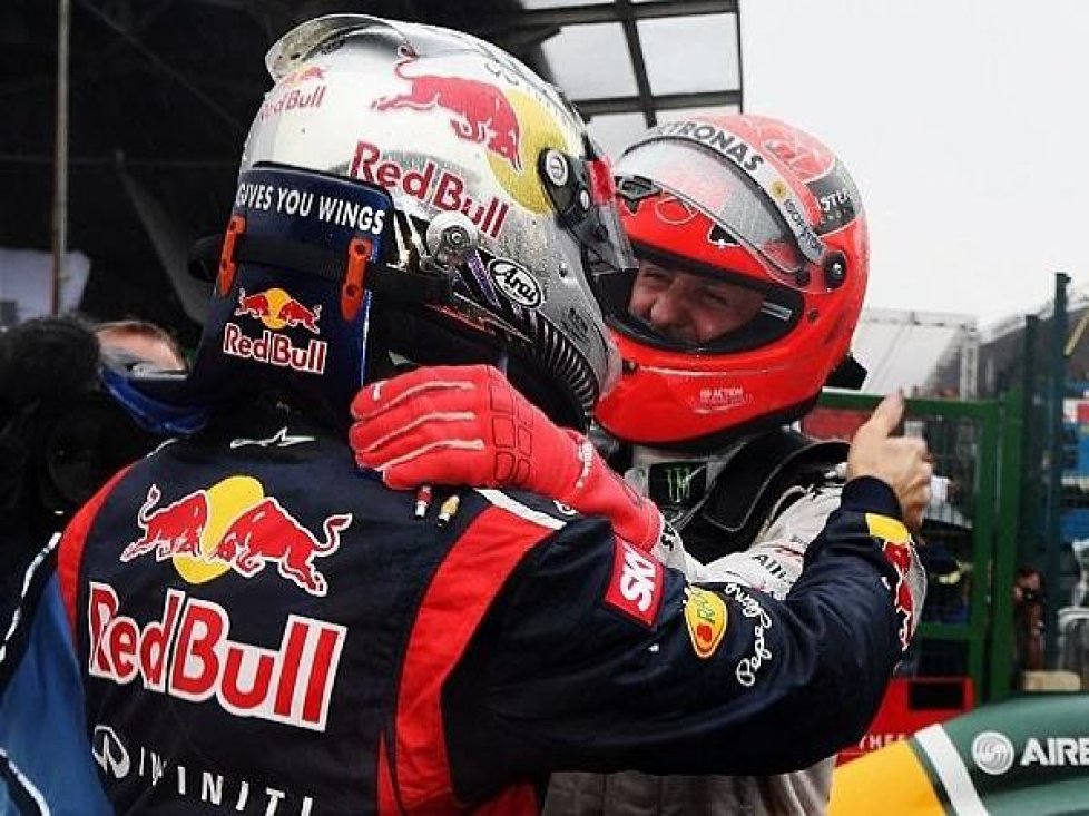 Sebastian Vettel, Michael Schumacher