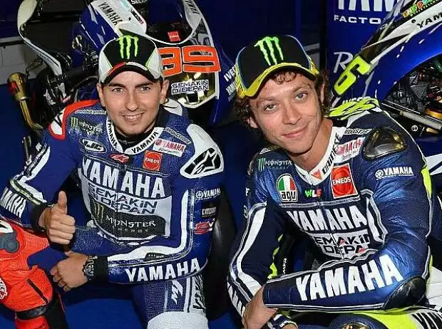 Titel-Bild zur News: Jorge Lorenzo, Valentino Rossi