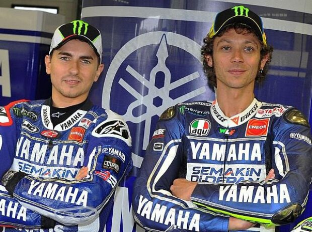 Jorge Lorenzo, Valentino Rossi