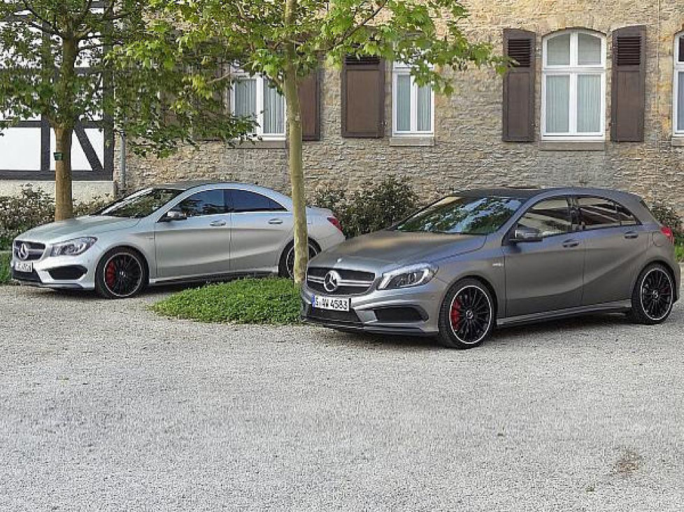 Mercedes-Benz A 45 AMG und CLA 45 AMG