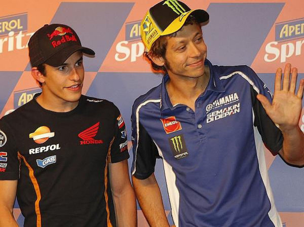 Marc Marquez, Valentino Rossi