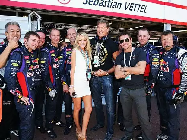 David Hasselhoff, Felix Baumgartner Titel-Bild zur News: David Hasselhoff, Felix Baumgartner
