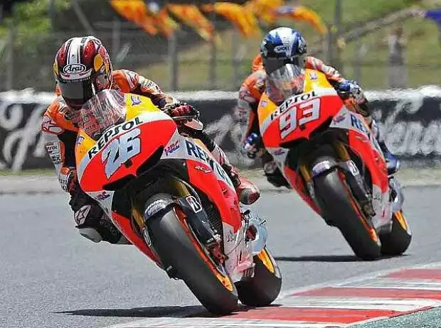 Daniel Pedrosa, Marc Marquez Titel-Bild zur News: Daniel Pedrosa, Marc Marquez