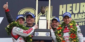 Kristensen/McNish/Duval triumphieren: Trauer und Freude