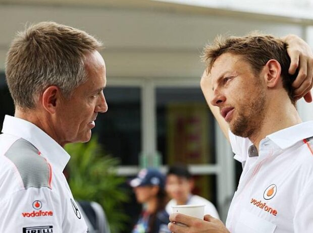 Titel-Bild zur News: Martin Whitmarsh, Jenson Button