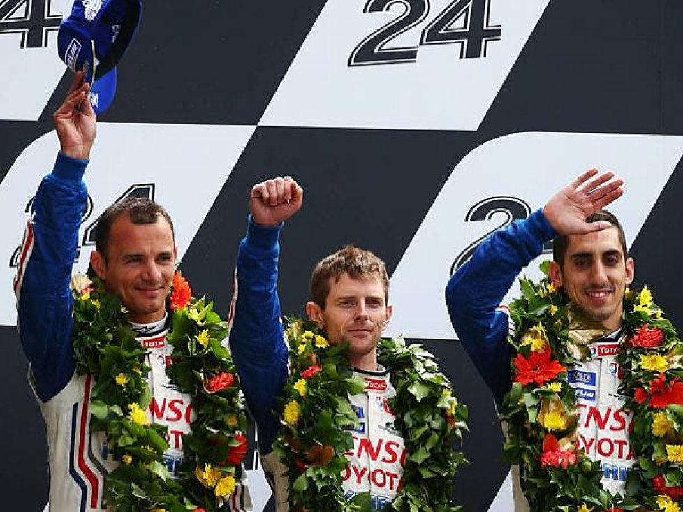 Anthony Davidson, Sebastien Buemi, Stephane Sarrazin