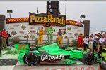 James Hinchcliffe (Andretti) und Tony Kanaan (KV) 