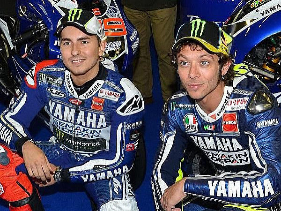 Jorge Lorenzo, Valentino Rossi