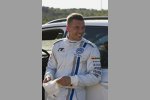 Lukas Podolski als Beifahrer von Jari-Matti Latvala (Volkswagen) 