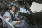 Lukas Podolski als Beifahrer von Jari-Matti Latvala (Volkswagen) 