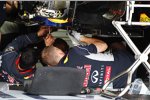 Arbeiten am Auto von Sebastian Vettel (Red Bull) 