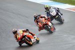 Marc Marquez vor Andrea Dovizioso und Karel Abraham 