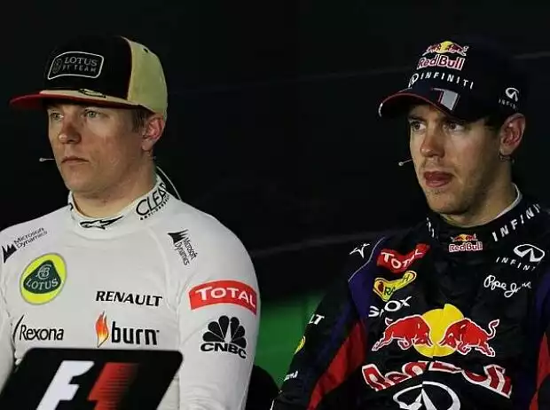 Sebastian Vettel, Kimi Räikkönen Titel-Bild zur News: Sebastian Vettel, Kimi Räikkönen