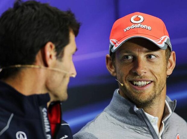 Titel-Bild zur News: Mark Webber, Jenson Button