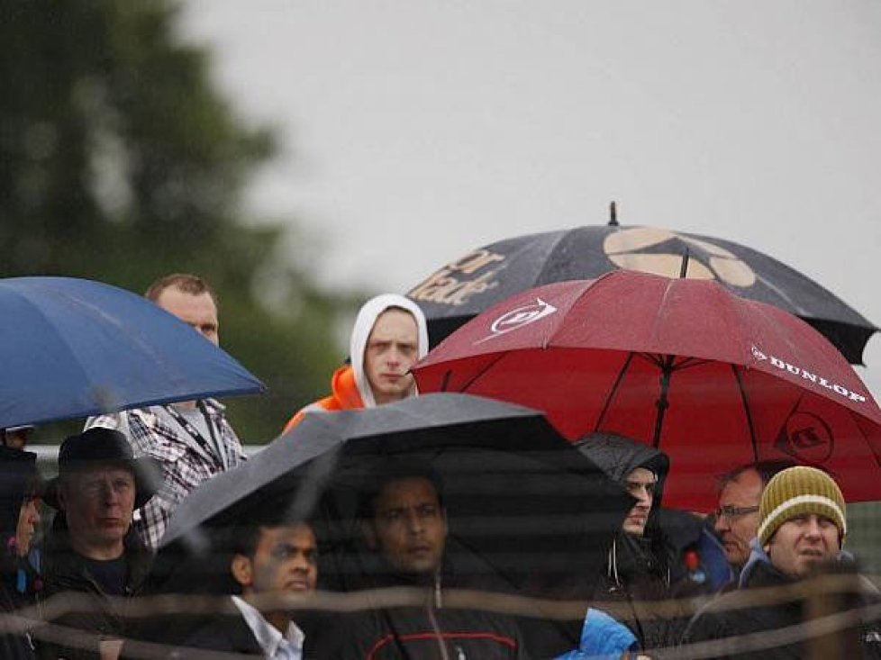 Fans Regen Silverstone
