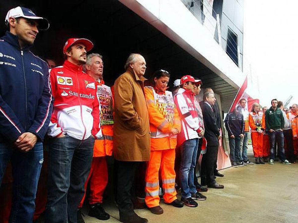 Jean Todt Schweigeminute Mark Robinson