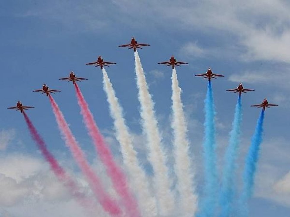 Red Arrows, Flugzeug, Jet