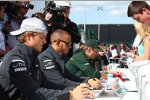 Nico Rosberg (Mercedes) und Lewis Hamilton (Mercedes) 