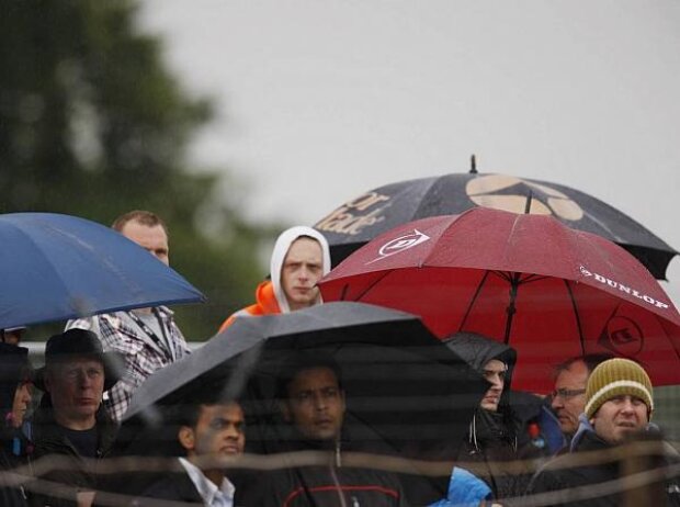 Fans Regen Silverstone
