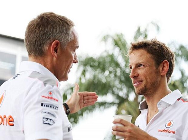 Titel-Bild zur News: Martin Whitmarsh, Jenson Button