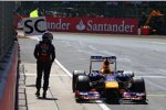 Sebastian Vettel (Red Bull) fällt in Silverstone aus 