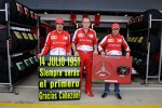 Fernando Alonso, Stefano Domenicali und Felipe Massa (Ferrari) 