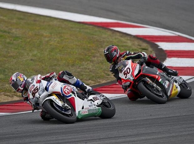 Jonathan Rea, Sylvain Guintoli Jonathan Rea, Sylvain Guintoli