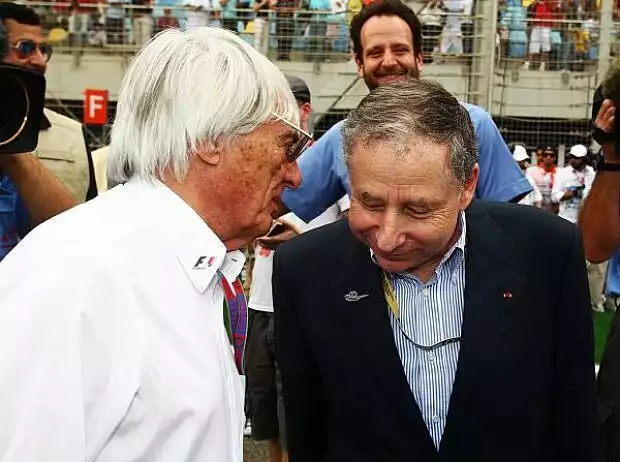 Bernie Ecclestone, Jean Todt Titel-Bild zur News: Bernie Ecclestone, Jean Todt