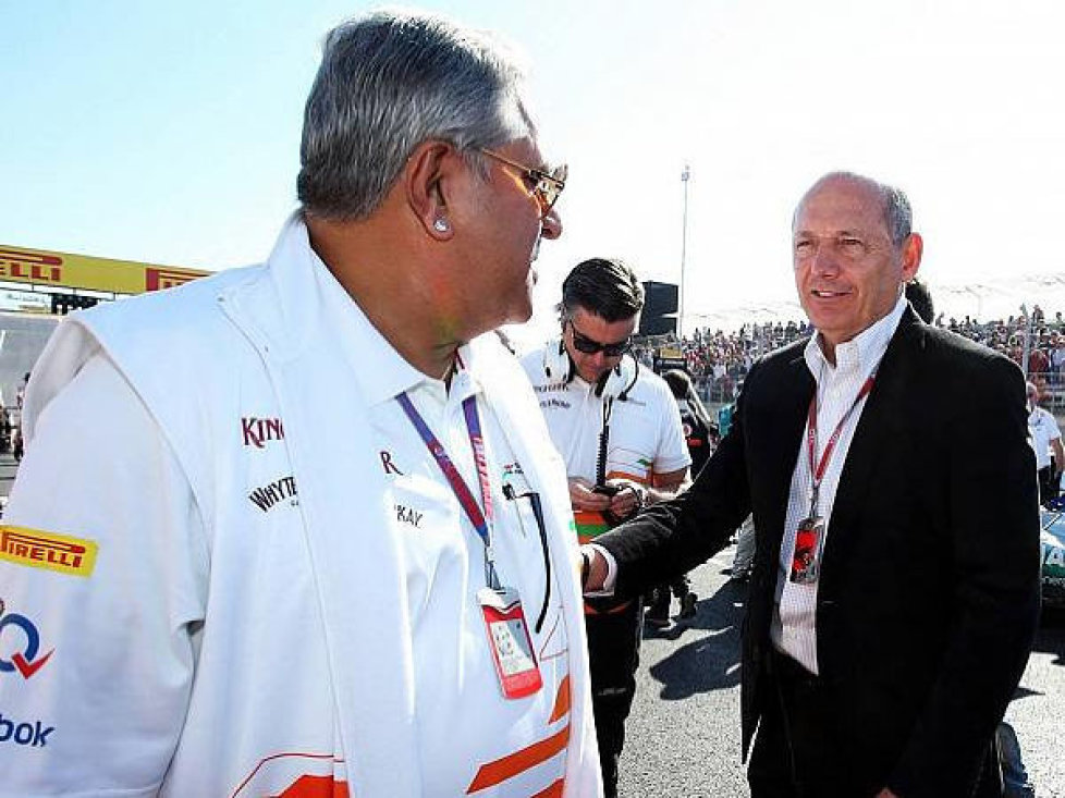 Vijay Mallya, Ron Dennis