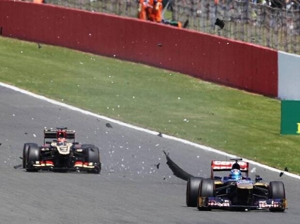 Jean-Eric Vergne, Reifenschaden, Reifenplatzer Jean-Eric Vergne, Reifenschaden, Reifenplatzer