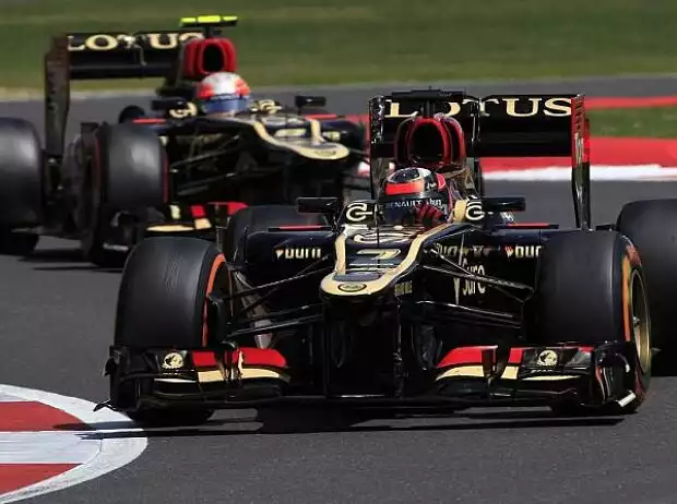 Kimi Räikkönen, Romain Grosjean Titel-Bild zur News: Kimi Räikkönen, Romain Grosjean