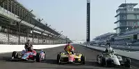 Bild zum Inhalt: Wie in Indy: Dreier-Formation beim Start in Pocono und Fontana