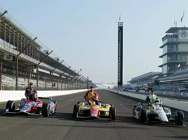 Marco Andretti, Carlos Munoz, Ed Carpenter Titel-Bild zur News: Marco Andretti, Carlos Munoz, Ed Carpenter