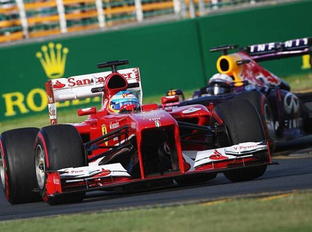 Fernando Alonso, Sebastian Vettel Fernando Alonso, Sebastian Vettel