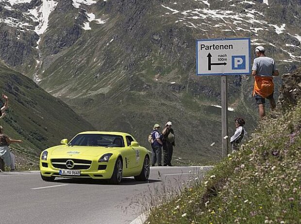 Silvretta 2012: Mercedes-Benz SLS AMG Coupé Electric Drive Silvretta 2012: Mercedes-Benz SLS AMG Coupé Electric Drive
