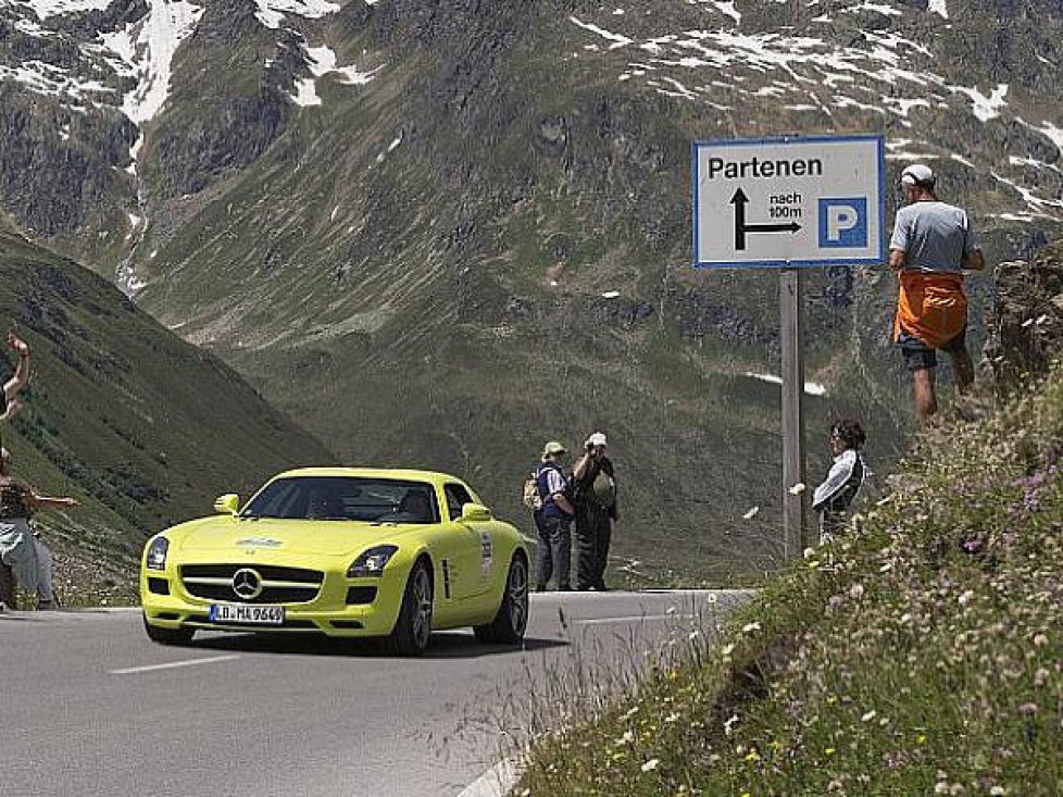 Silvretta 2012: Mercedes-Benz SLS AMG Coupé Electric Drive