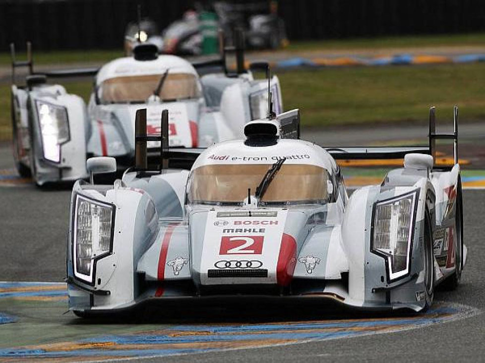 Tom Kristensen, Loic Duval, Allan McNish