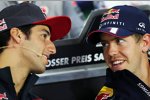 Daniel Ricciardo (Toro Rosso) und Sebastian Vettel (Red Bull) 