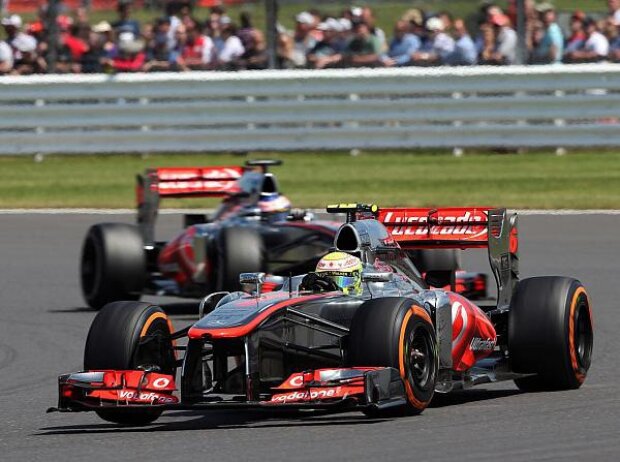 Sergio Perez, Jenson Button Sergio Perez, Jenson Button