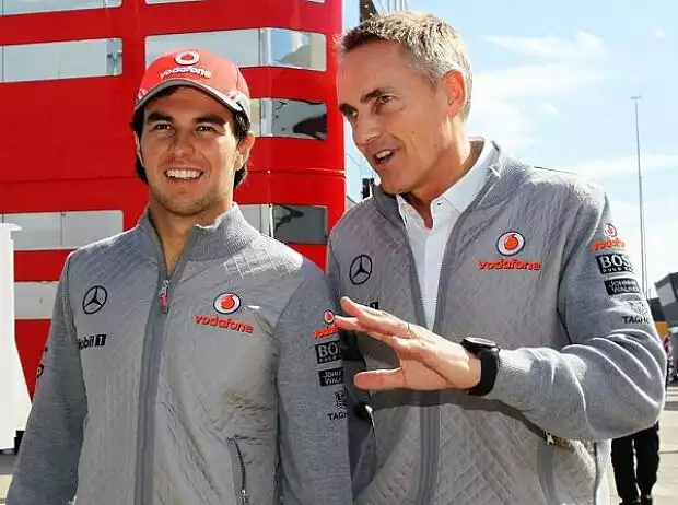 Sergio Perez, Martin Whitmarsh Titel-Bild zur News: Sergio Perez, Martin Whitmarsh