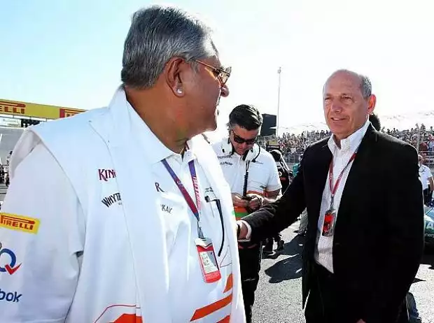 Vijay Mallya, Ron Dennis Titel-Bild zur News: Vijay Mallya, Ron Dennis