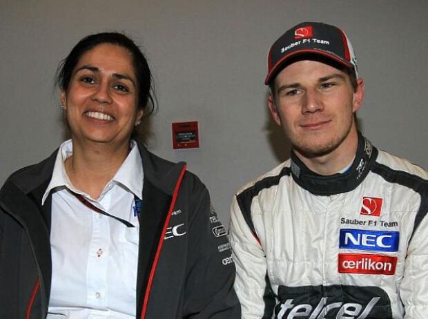 Nico Hülkenberg, Monisha Kaltenborn Nico Hülkenberg, Monisha Kaltenborn