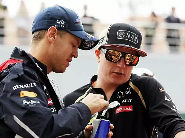 Sebastian Vettel, Kimi Räikkönen Titel-Bild zur News: Sebastian Vettel, Kimi Räikkönen