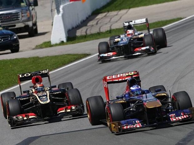 Titel-Bild zur News: Daniel Ricciardo, Kimi Räikkönen